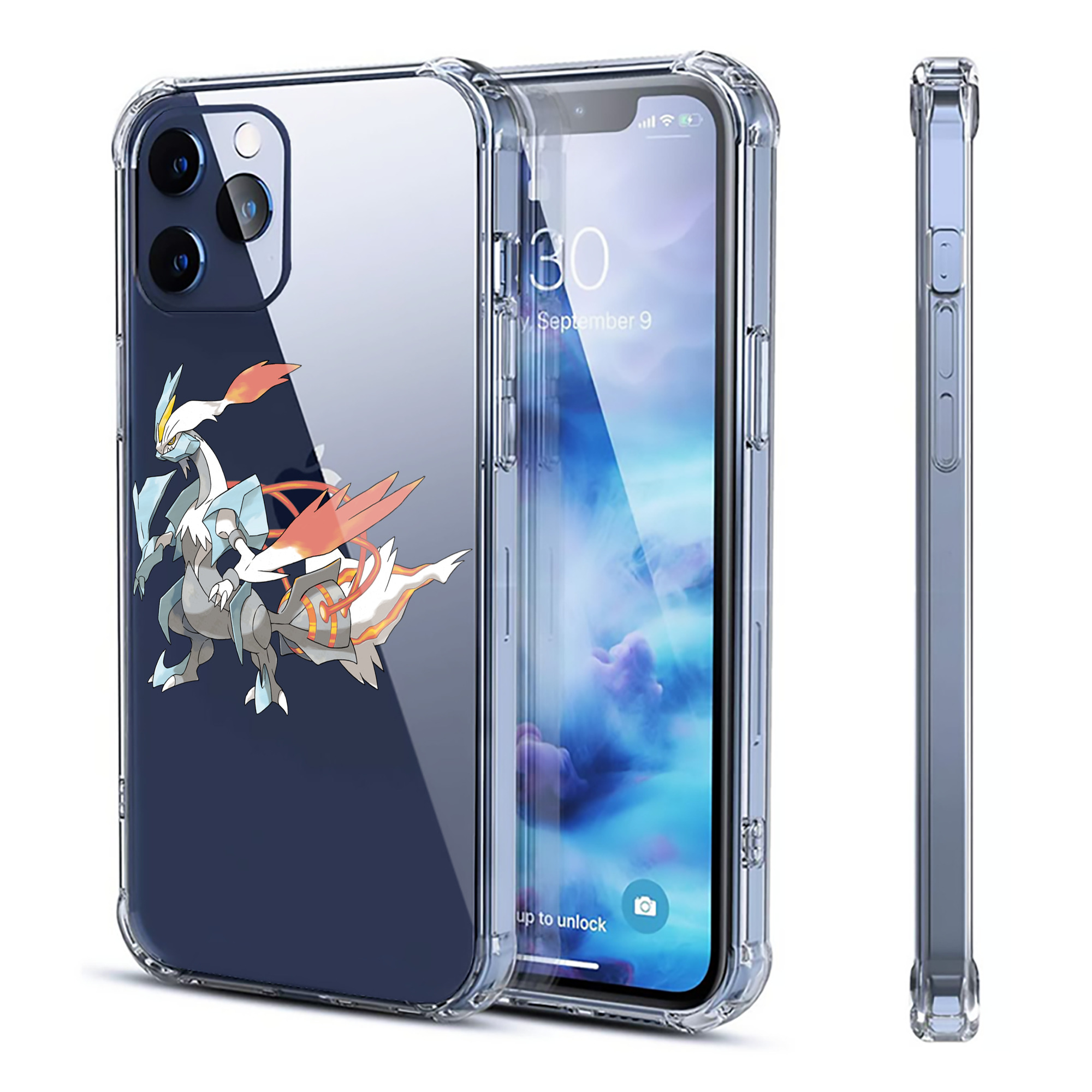 （画像用） ポケットモンスター Pokémon 【iPhone 12シリーズ対応】透明スマホケース（クリアソフトケース）